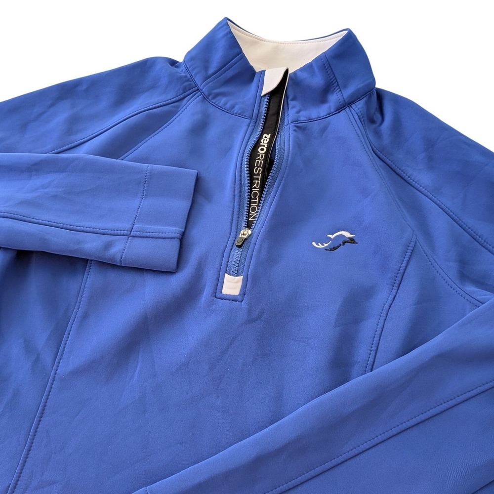 Zero Restriction L290L Womens XS Blue 1/4 Zip Golf Pullover Stretch Top